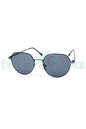 OCTAGON TURQUOISE SUNGLASSES