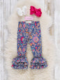 Cotton Bell Ruffle Leggings - Boho Bloom