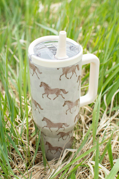 Horse 40oz Water Tank Tumbler