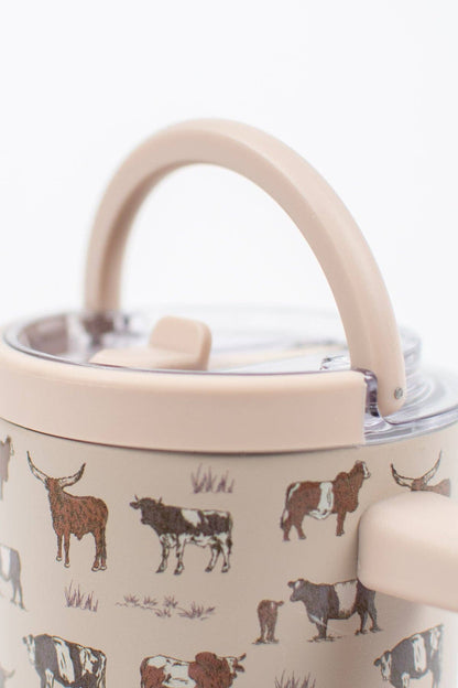Vintage Cattle 40oz Water Tank Tumbler