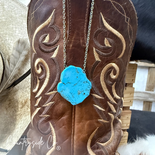 Canyon Slab Pendant Necklace